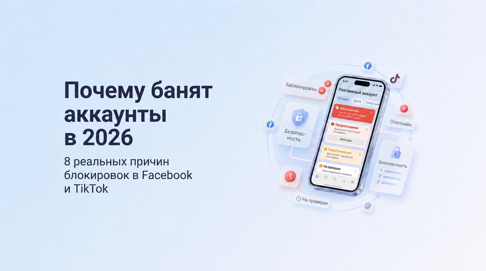 Почему банят аккаунты в 2026